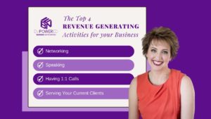 The TOP 4 Revenue Generating Activities for your Business